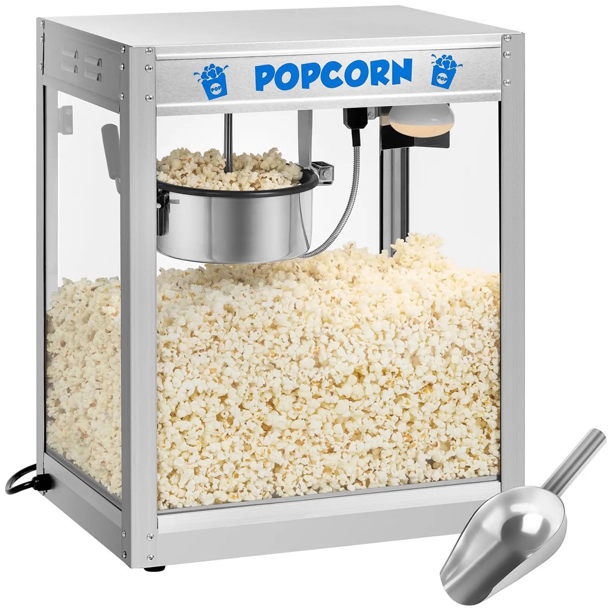 Popcornmaschine mit Edelstahlgehäuse