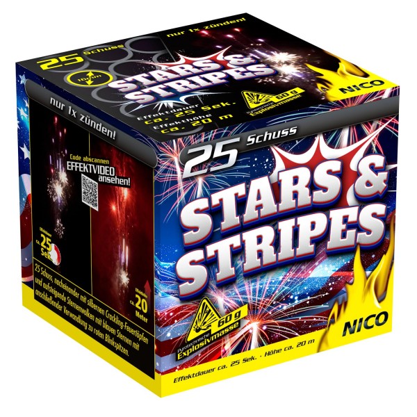 Stars & Stripes 25 Schuss (NICO)