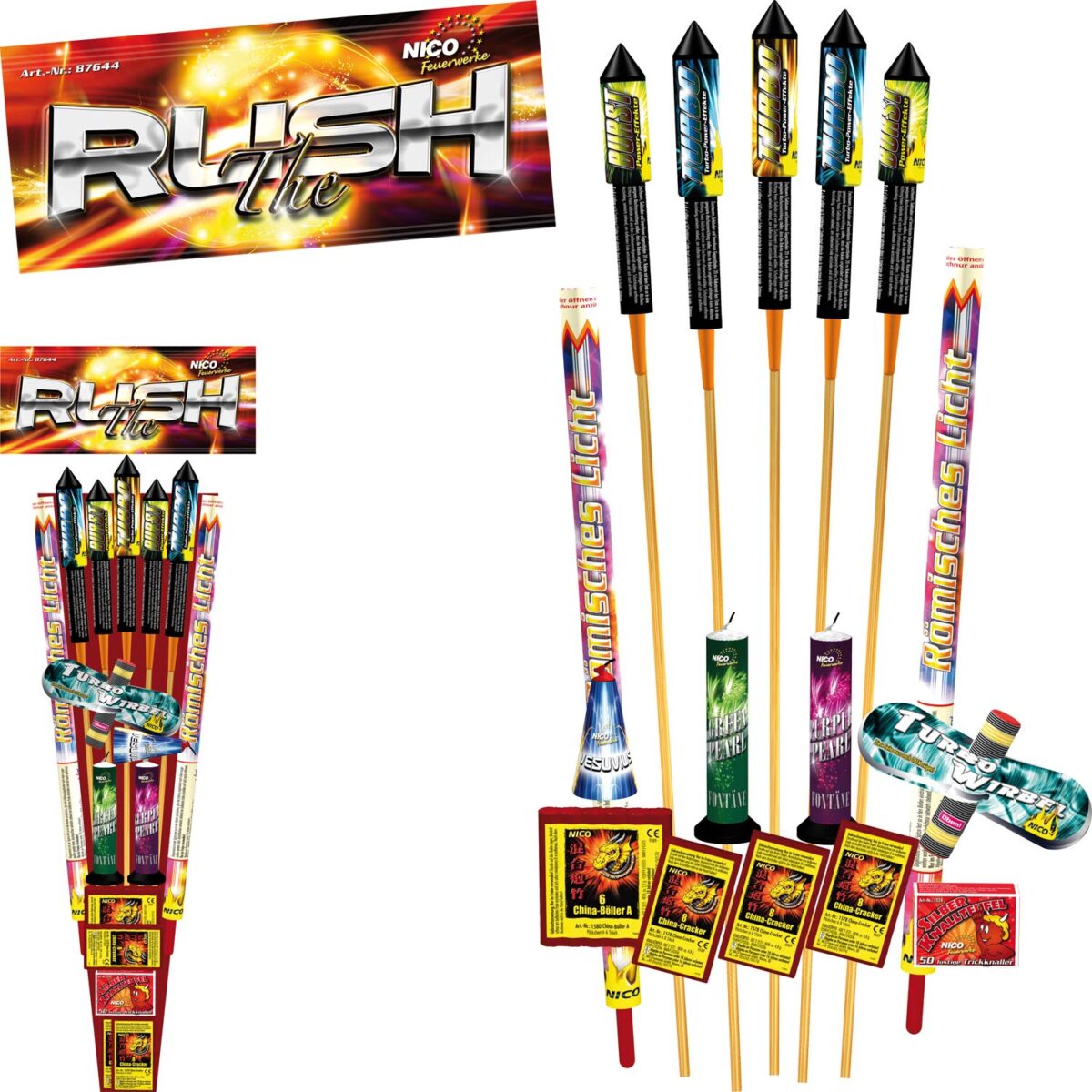 The Rush, Mix Sortiment 16 Teilig