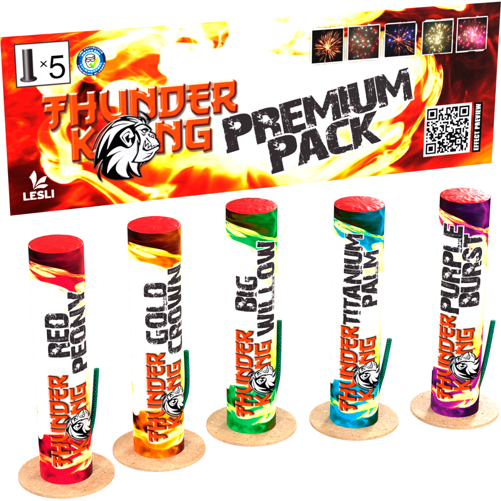 Thunder Kong Premium Pack 5er Beutel (LESLI)